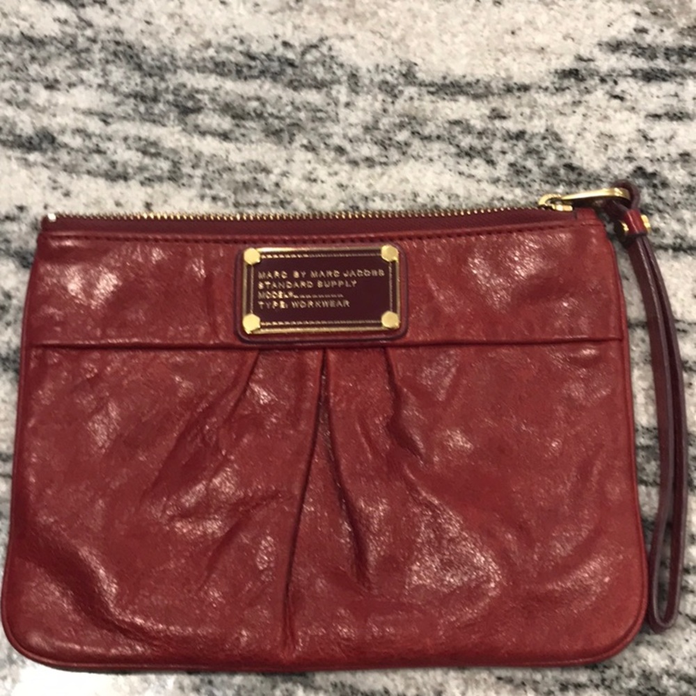 Marc by Marc Jacobs burgundy pouchette